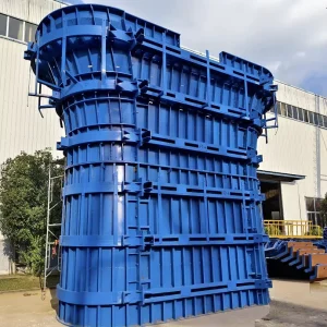 Structurally Optimized Bridge Pier Steel Formwork Easily Assembled Durable Mould Traffic Infrastructure Building Construction