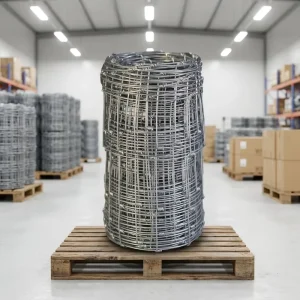 Sturdy Woven Iron Wire Mesh Breeding Net Galvanized Farm Fence Cattle Deer Custom Fabrication