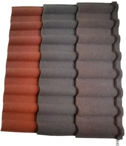 Super Durable Anti-fingerprint Base Stone Coated Metal Roofing Tile Prices