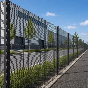 Superior 358 Anti Climb Fence High Security Clearview Mesh Fencing Marine Grade Anti Rust Protection for Coastal Facilities