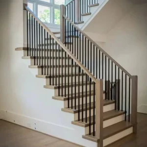 Tanlong Vertical Metal Baluster Stair Railing Indoor Steel Balustrade
