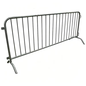 Temporary Crowd Control Barrier Galvanized Steel Fence Construction Site Safety Barrier Grid Fencing