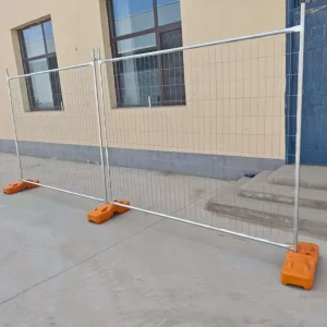 Temporary Crowd Control Steel Interlocking Fence Panel for Event Management