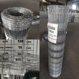 Temporary Mobile Heavy Duty Cattle Metal Fence Panel Galvanized Roll Fence Wire Mesh Animal Farm Cattle Sheep Horse