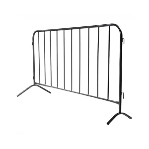 Temporary Removable Welded Galvanized Metal Fence Panels for Road Safety and Crowd Control