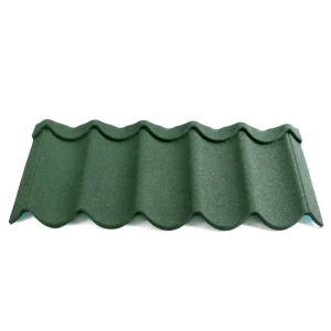 Terracotta Wave Tile Non Toxic Stone Coated Metal Roof Safe Building Construction Material Supply