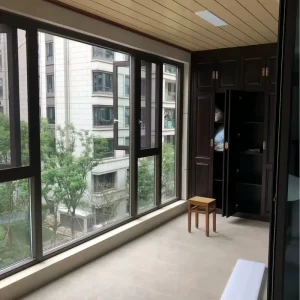 Thermal Break Aluminum System Windows Floor to Ceiling Acoustic Solutions with Integrated Casement and Screen Technology