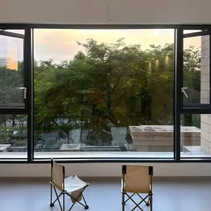 Thermal Break Aluminum System Windows Floor to Ceiling Tilt & Turn Solutions for Interior Living Rooms & Home Applications