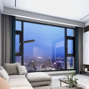 Thermally Broken Aluminum Alloy Windows Glass Sliding Window Metal Window Bi Folding Window Modern Design Soundproof Noise