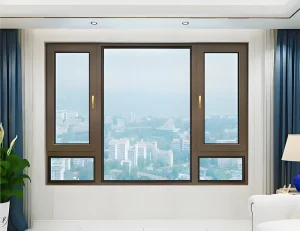 Thermally Broken Aluminum Doors and Windows Modern Chinese European Art Style Aluminum Metal Sliding Window