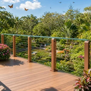 Top Mount Railing System for Stair and Deck Safety China Factory