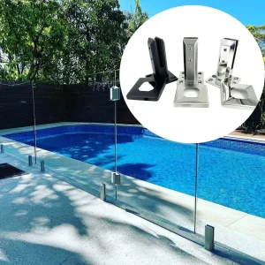 Top Mount Stainless Steel Frameless Pool Fence Glass Spigot for Outdoor Balcony and Deck Glass Railing