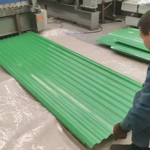 Top-grade PPGI Pre-coated Galvanized Steel Sheet Zinc Metal Roofing Corrugated Ceramic Tiles