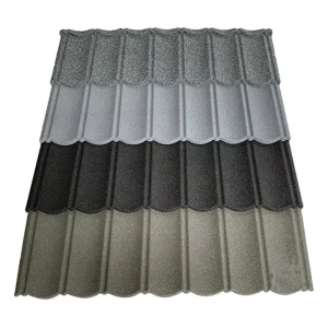 Traditional Building Materials Decorative Roofing Tile Colorful Stone Coated Steel Shingle