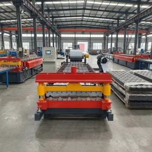 Trapezoidal Metal Roof Sheet Making Machine IBR Roll Forming Machine