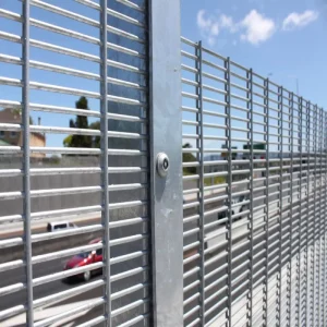 Treated PVC Coated Durable Anti-climb 358 Wire Mesh Fence for Railway Station Highway Safety Outdoor Nature Protection Panels
