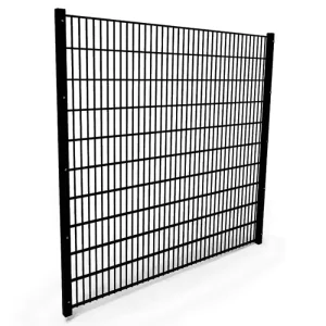 Twin Wire Fence 656 Garden Decorative PVC Coated Green Metal Welded Yard Landscape Outdoor Boundary Fencing Barrier Panels