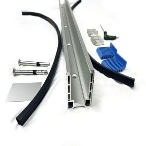 U Channel Frameless Glass Railing Accessories Factory Price Glass Guardrail Aluminum Clip for Hotel Villa Stair Balcony