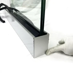 U Channel Frameless Glass Railing Accessories Factory Price Glass Guardrail Aluminum Clip for Hotel Villa Stair Balcony