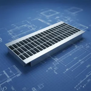 U Shaped Drainage Channel Heavy Duty for Road Parking Lot Garden Concrete Resin Stainless Steel Anti Corrosion Custom Size