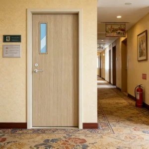 UL Listed 3 Hour Fire Proof Steel Door Custom Double Leaf Access Hollow Metal Door Modern Design Apartment Fire Fighting