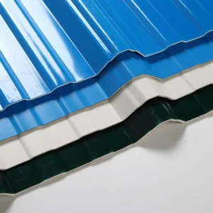 UPVC Corrugated Roof Teja De PVC Para Techo 1.5mm 3.0mm Thickness Heat Resistant Outdoor Roofing Sheet For Apartment villa
