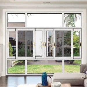 UPVC System Windows and Doors Integrated Screen Solutions with Tempered Glass Balcony Enclosures and Floor to Ceiling Glazing