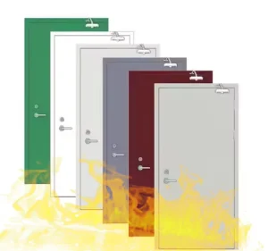 USA CFire Proof Door Approved Fire Resistant Door Fireproof Steel School Interior Door Fireproof Single Leaf