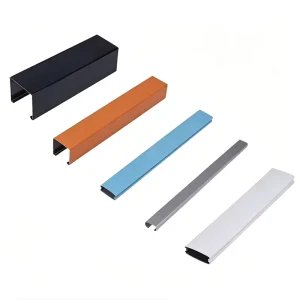 Venetian Blind Head Bottom Rails Window Blind Curtain Tracks China Manufacturer Painted Custom Color Blind Rail