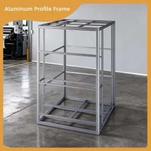 Versatile Profile Frame Vertical Cube Aluminum Extrusion Frame Custom Modular Industrial Structure with Interchangeable Profiles