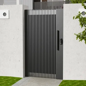 Villa Garden Aluminium Metal Gates Exterior House Courtyard Gate Custom Material
