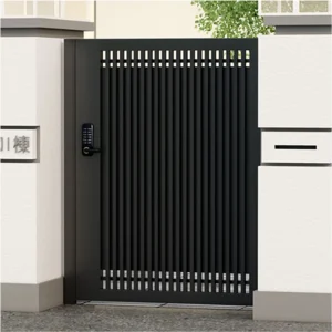 Villa Garden Aluminium Metal Gates Exterior House Courtyard Gate Custom Material