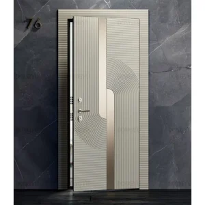 Villa Luxury Durable Design Cast Aluminum Bulletproof Security Door Metal Stainless Steel Entrance Door