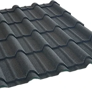 Villa Rooftop Corrugated Roof Sheet Bamboo Stone Coated Metal Roofing Sheets for House Building Tile