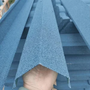 Villa Rooftop Design Modern Stone Coated Steel Roofing Sheet Building Material Metal Roof Tiles with Accessories Angle ridge Hip