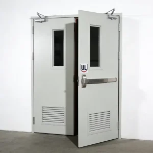WH Certified Steel Fire Door with Air Outlet Manufacturer Price