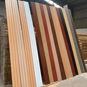 WPC Outdoor Wall Decorative Panel with Weatherproof Wood-Cladding Design, Waterproof and Moisture-Resistant