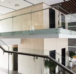 Wall Mounted Handrail Brackets Stainless Steel Handrail Support Safety Handrail Holder Glass Clip for Indoor Outdoor Stairs