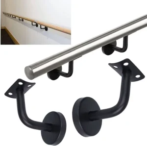 Wall Mounted Stainless Steel 304/316 Stair Railing Pipe Holder Handrail Bracket