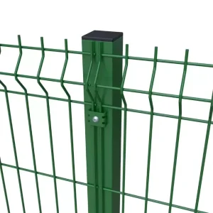 Waterproof 3D Welded Curvy Wire Mesh Metal Fence Panels Easily Assembled for Garden Farm or Yard Security
