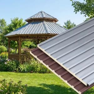 Waterproof Aluminum Sandwich Panel Roof Workshop Aluminum Roof Tiles Project Use Aluminum Roof Panel