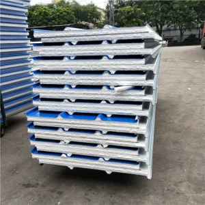 Waterproof EPS Sandwich Panel Roof Standing Seam Insulated Steel Roof Panels for Building Houses Metal Roofing Sheet