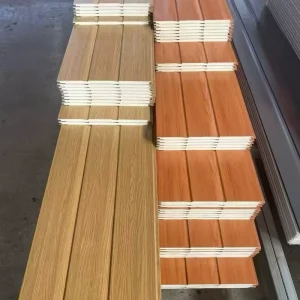 Waterproof Energy Saving Carved Galvanized Steel EPS Sandwich Panels Prefabricated Building Wall Panel for Construction Use