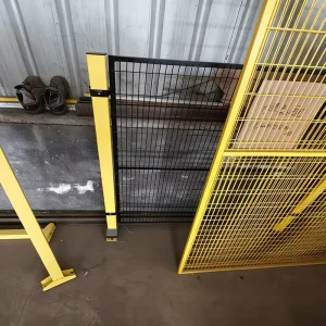 Waterproof Protective Robot Fence and Gates for Workshop and Warehouse Isolation