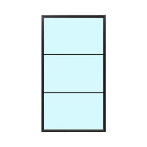 Waterproof Sound Insulation Customizable Shape Metal Picture Window Steel Windows