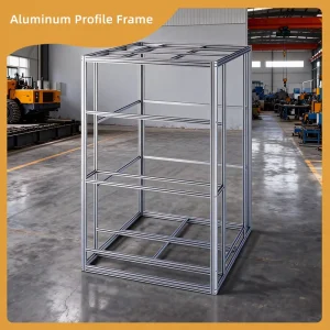 Waterproof Vertical Cube Aluminum Profile Frame Durable Modular Industrial Skeleton with Sealed Joints for Wet Environment