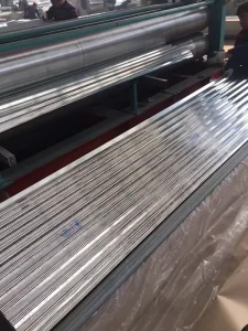 Wave Design Corrugated Galvanized Steel Roofing Sheet BIS Certified Cutting Bending Welding ASTM for House Metal Roofing