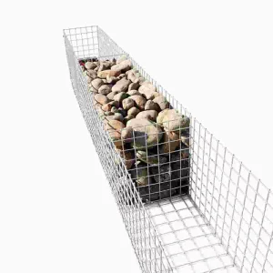 Weather Resistant Galvanized Gabion Wall for Modern City Pavement and Landscape Project