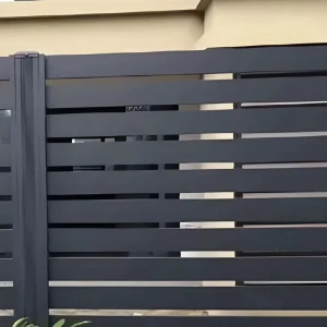 Weather-Resistant Powder-Coated Aluminum Alloy Garden Fence and Balcony Guardrail for Villa Courtyards