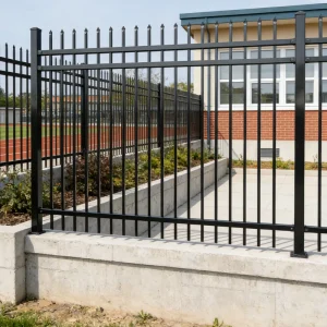 Weather-Resistant Zinc Steel Fence Panels for Perimeter Protection